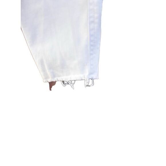 Kut from the kloth white raw hem ankle jean size 4 - Picture 5 of 10